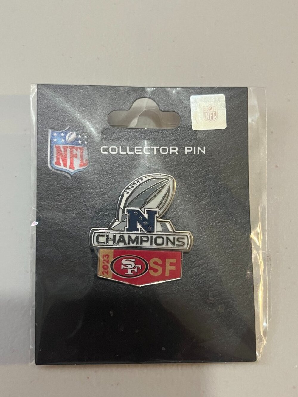 San Francisco 49ers Game Pin, NFC Champions 2023-2024 1/28/24